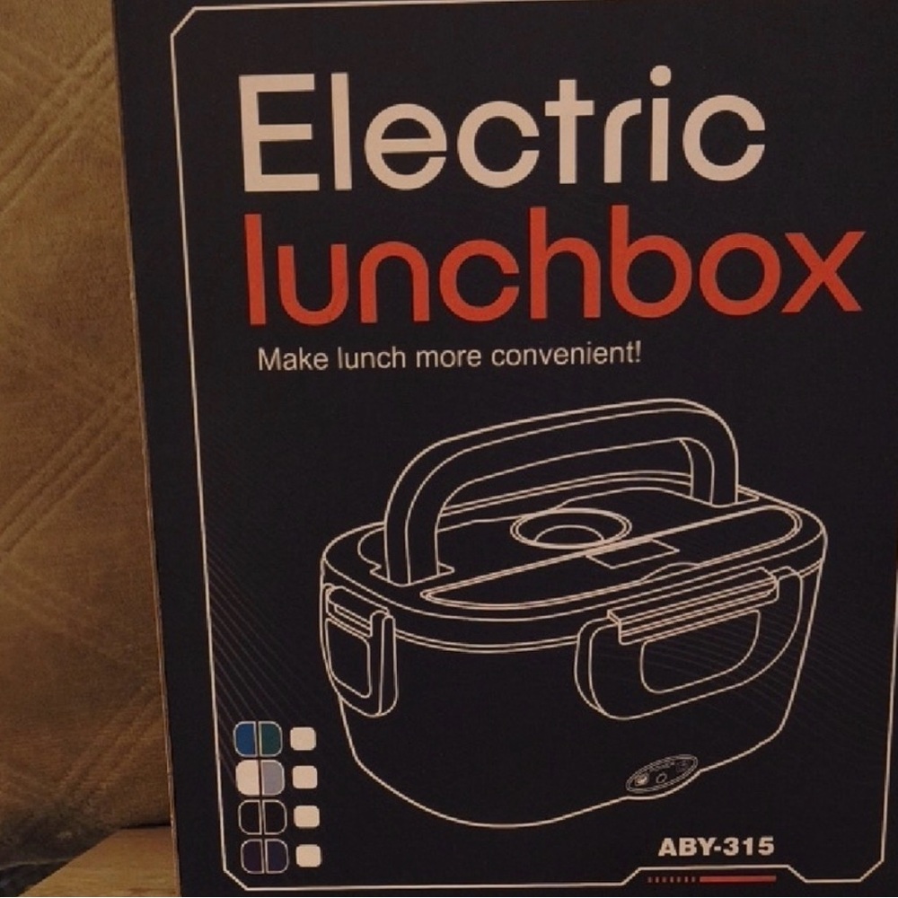 Electric Lunchbox ABY-315 - Black with Orange Logo